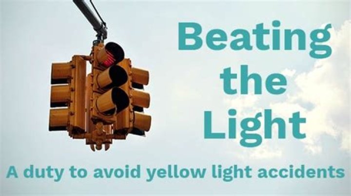 Is yellow light beating the red light?