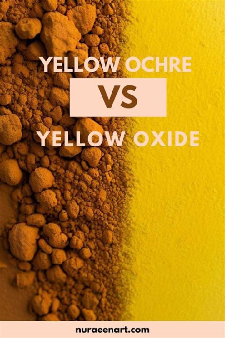 Is yellow oxide similar to yellow ochre?