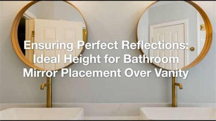 Should bathroom mirrors be sealed?