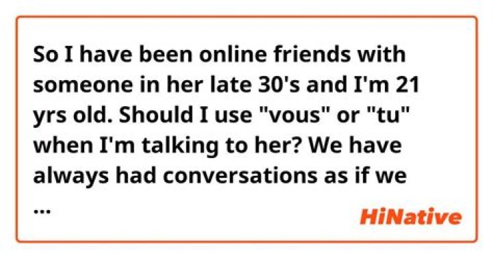 Should I use vous or tu?