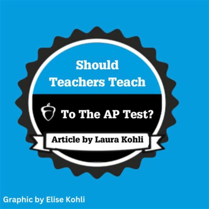 Should teachers teach to the test?