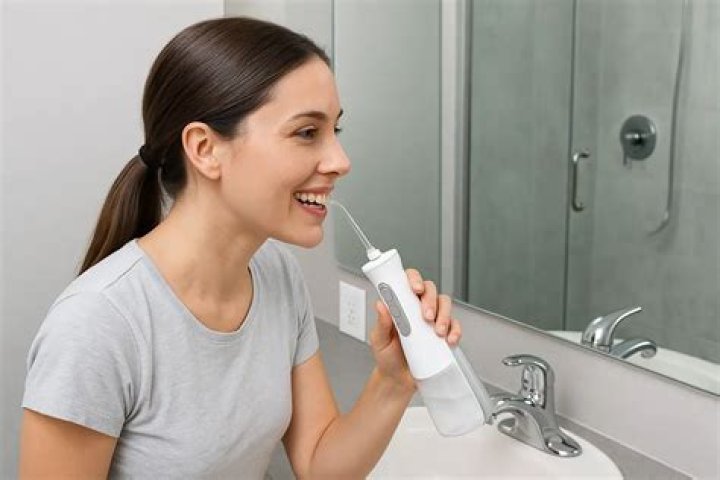 Should you brush your teeth before or after using a Waterpik?