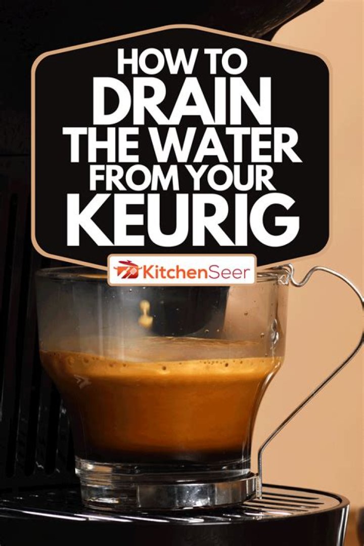 Should you leave water in your Keurig?