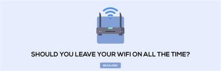 Should you leave your WiFi on all the time?