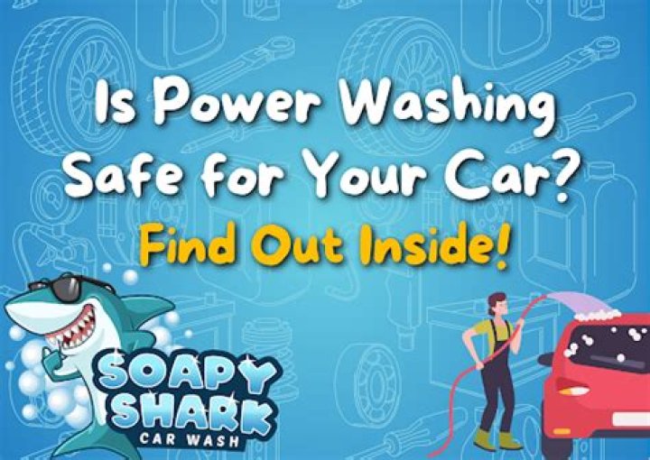 Should you power wash your car?
