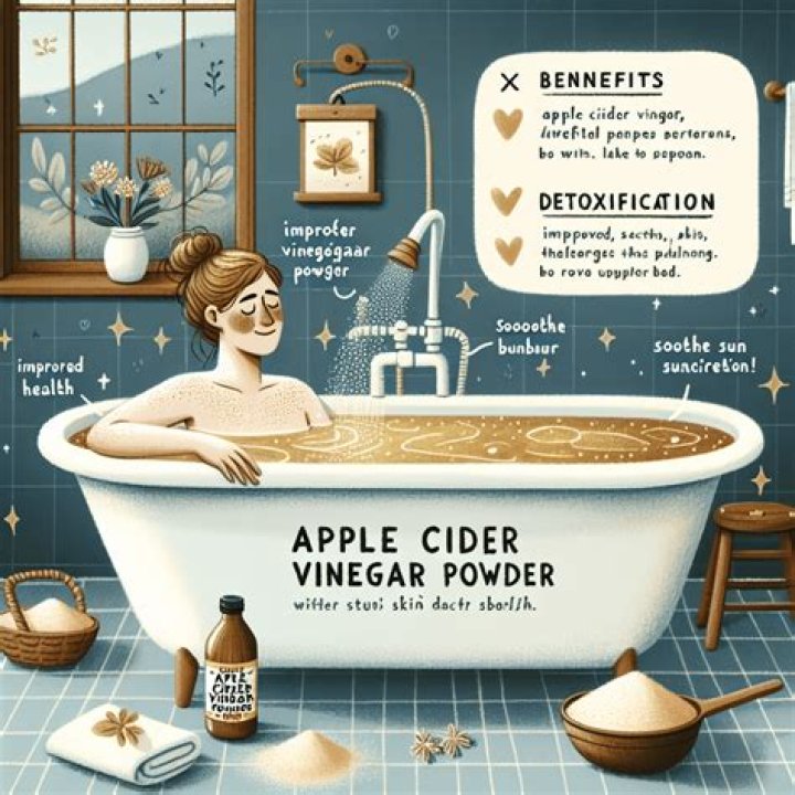 Should you rinse off after apple cider vinegar bath?