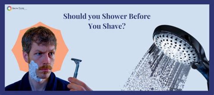Should you shower or shave first?