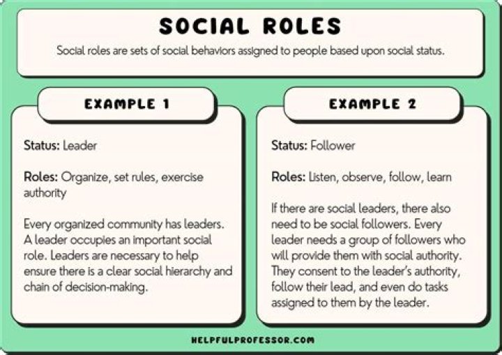 What are examples of roles?