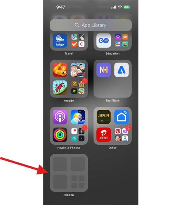 What are hidden apps on iPhone?