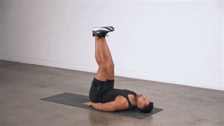 What are lying leg raises?