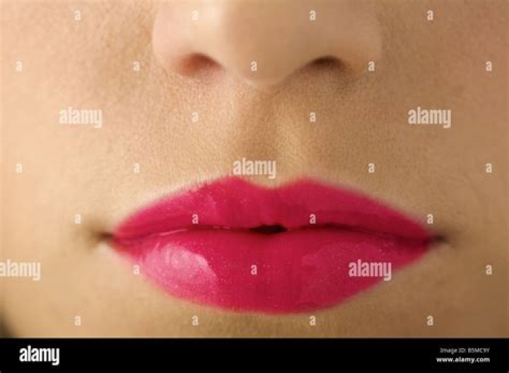 What are parted lips?