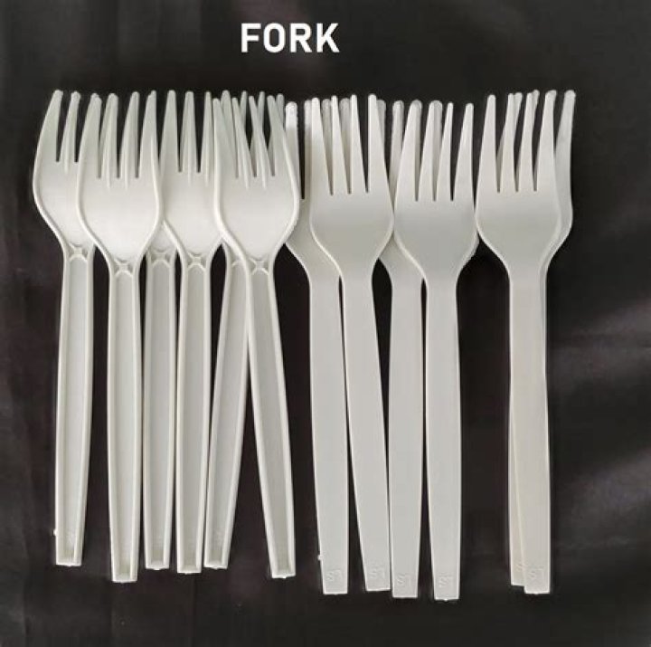 What are plastic spoons and forks called?