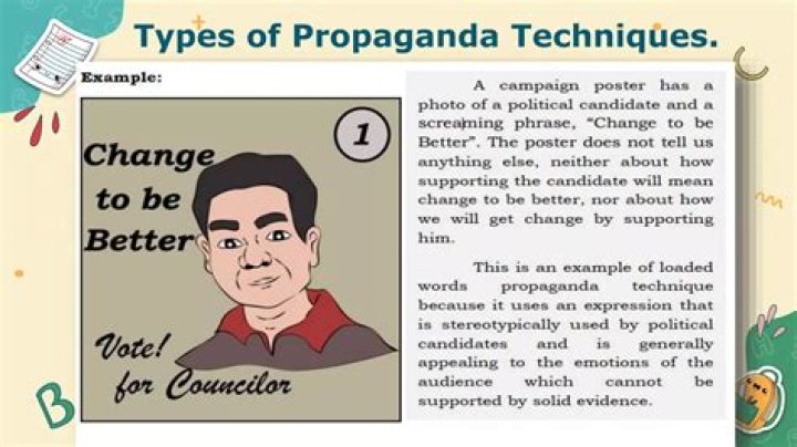 What are some different propaganda techniques?