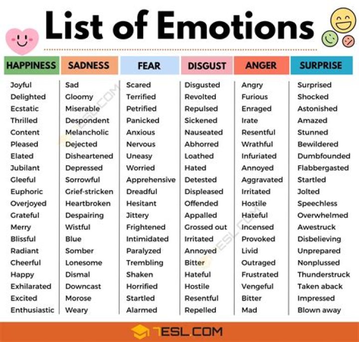 What are the 3 most powerful emotions?