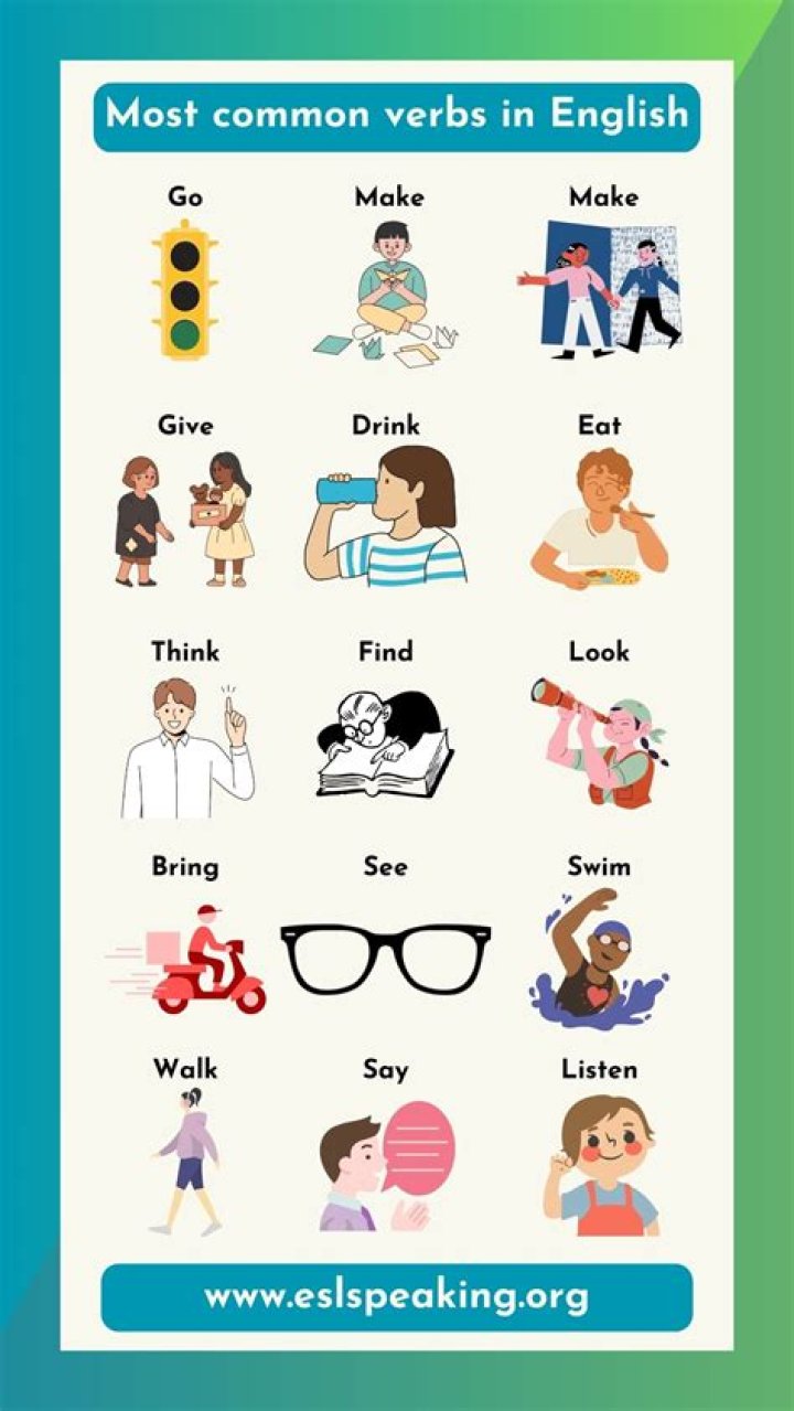 What are the 5 verbs?