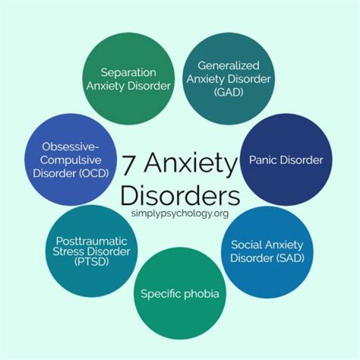 What are the 7 anxiety disorders?
