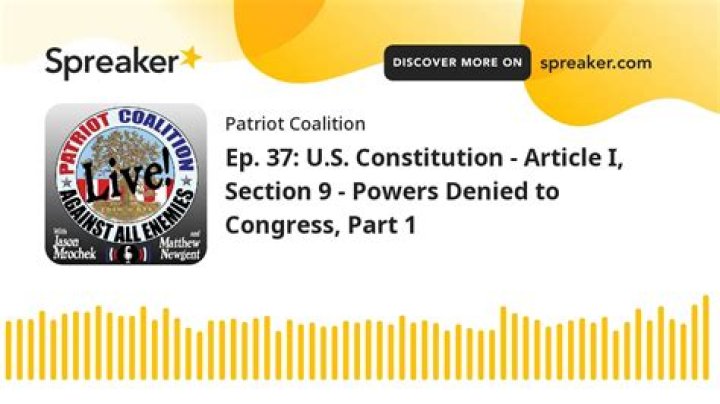 What are the 8 powers denied to Congress?