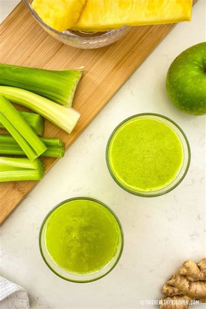 What are the benefits of celery and lemon juice?