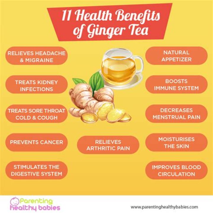 What are the benefits of drinking ginger tea?