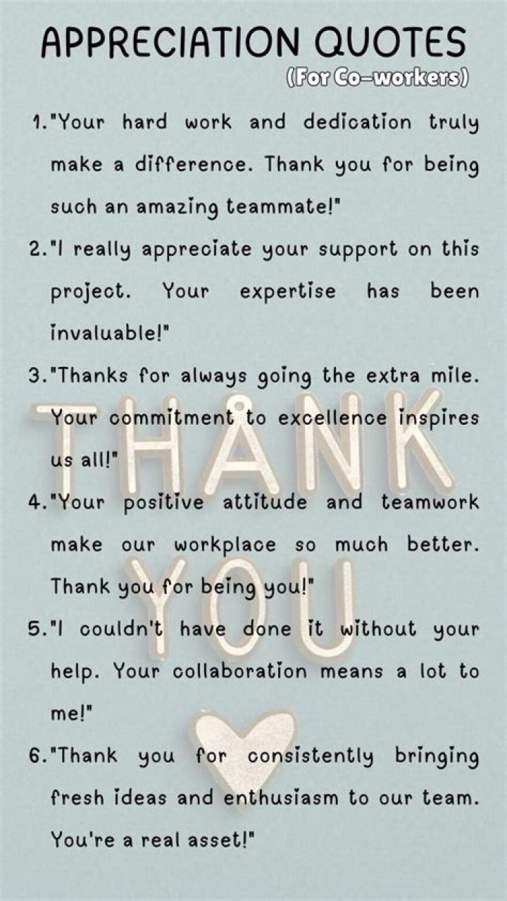 What are the best appreciation words?