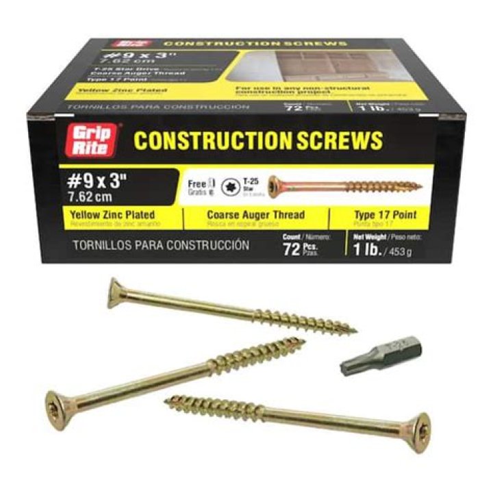 What are the best screws for concrete?