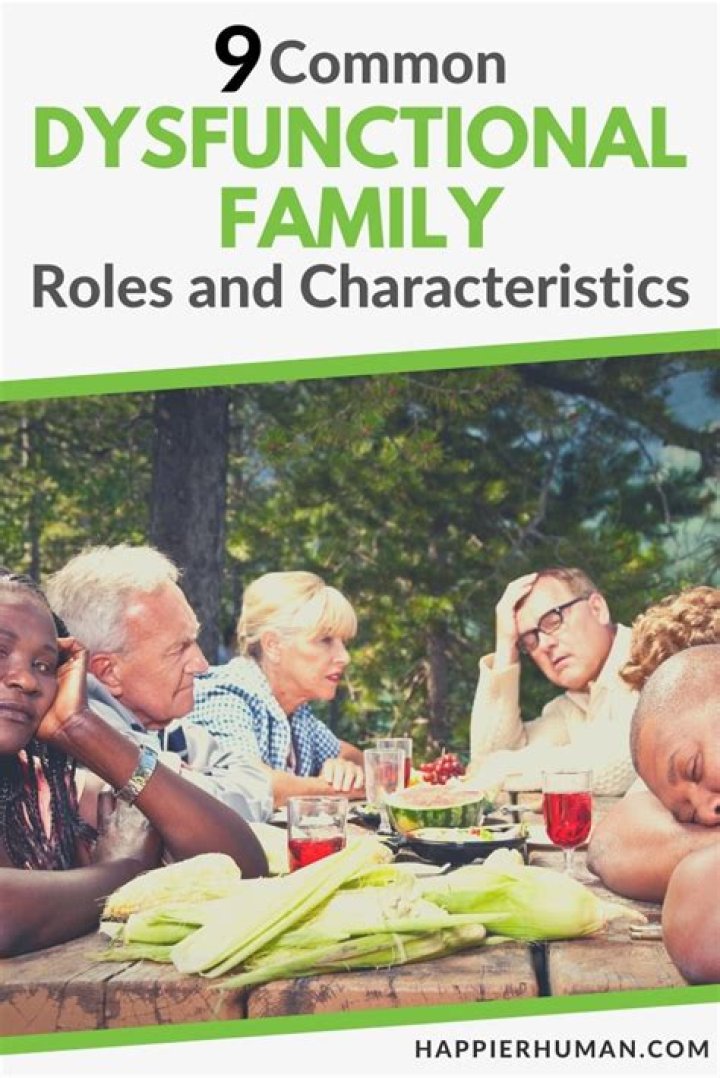 What are the characteristics of dysfunctional family?