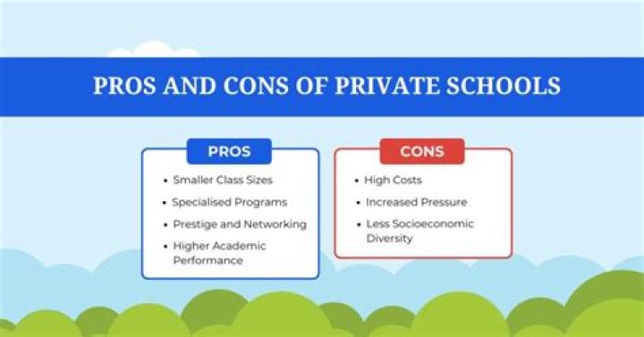 What are the cons of private school?