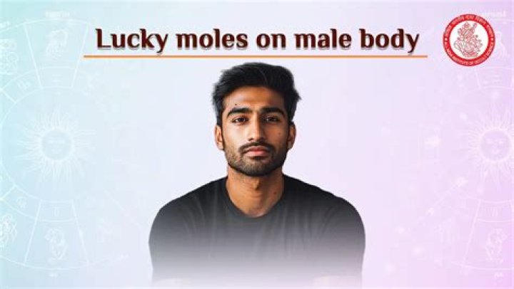 What are the lucky moles for female?