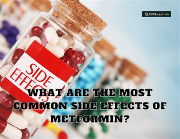 What are the most common side effects of metformin?