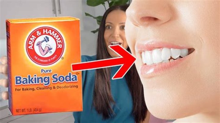 What are the side effects of brushing your teeth with baking soda?