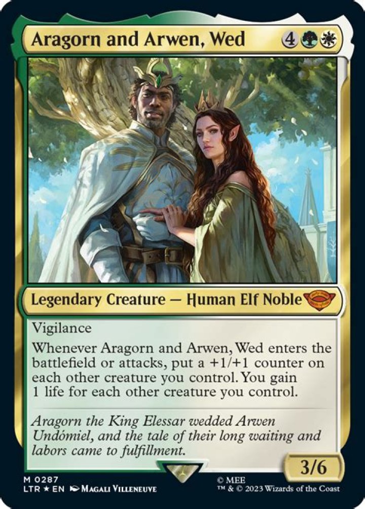 What Arwen give to Aragorn?