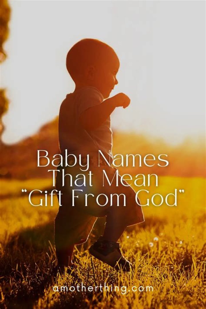 What baby girl name means gift from God?