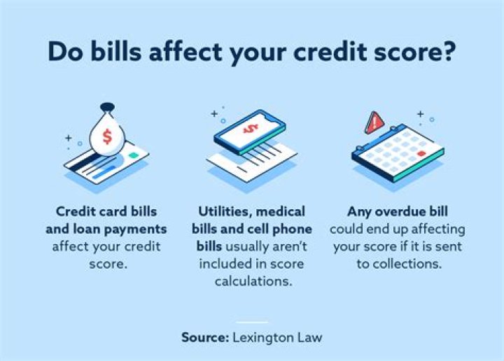 What bills do not affect your credit score?