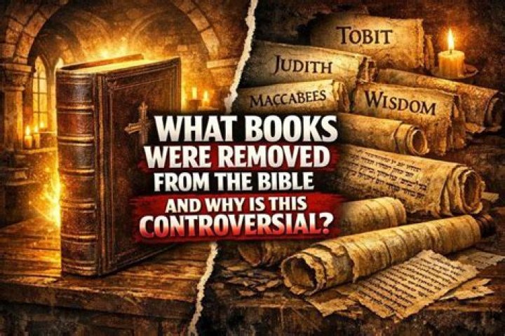What books were removed from the Bible and why?