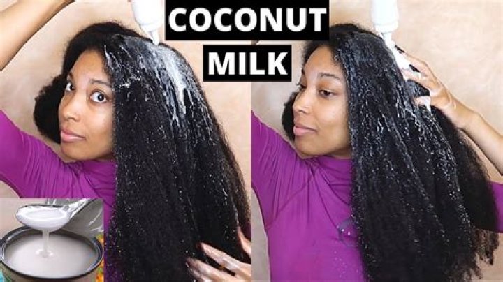 What can I mix with coconut milk for hair growth?