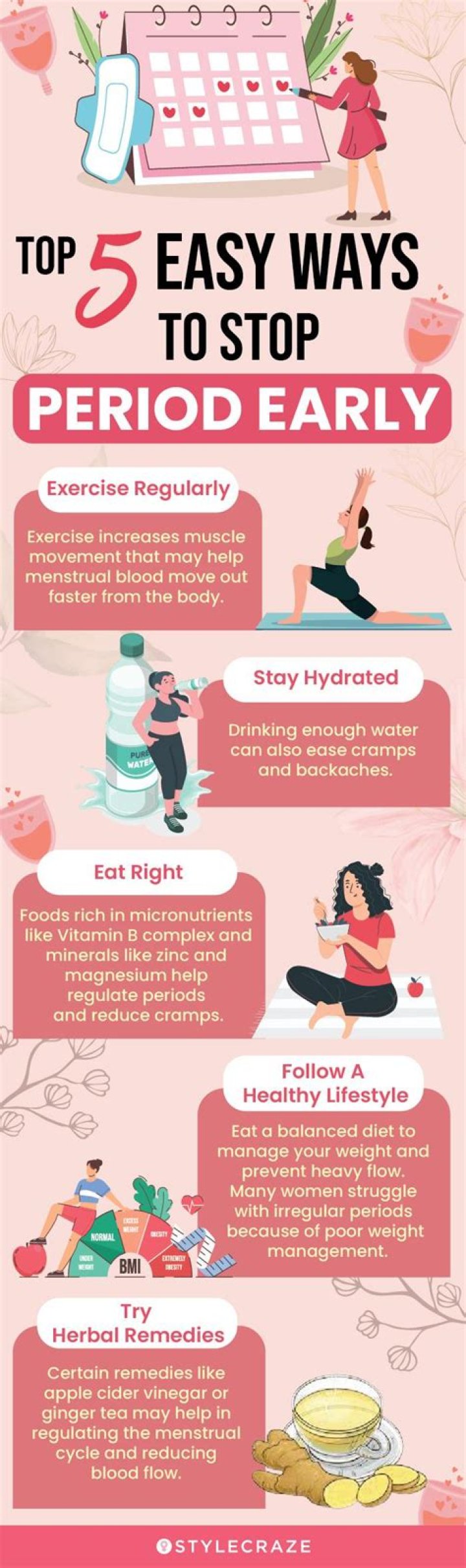 What can stop your period?