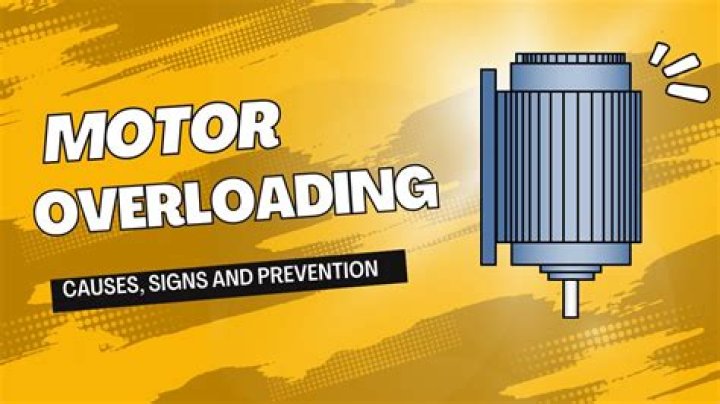 What causes a motor to trip on overload?