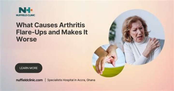 What causes arthritis flare ups?