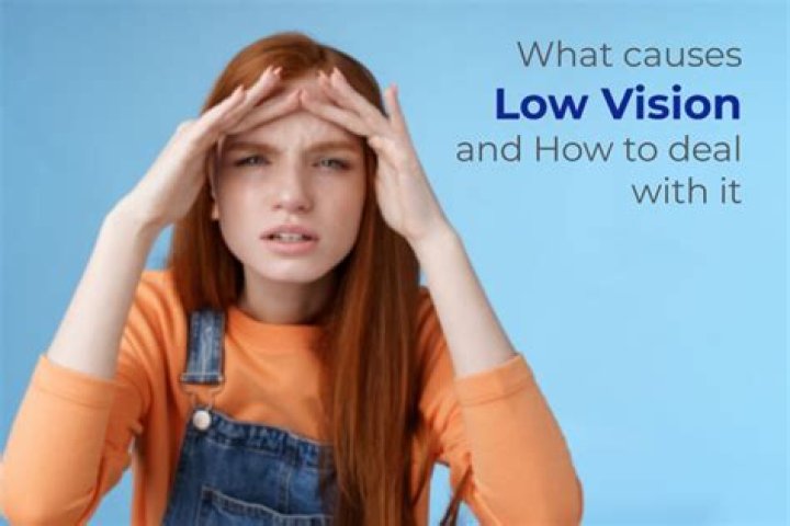 What causes low vision?