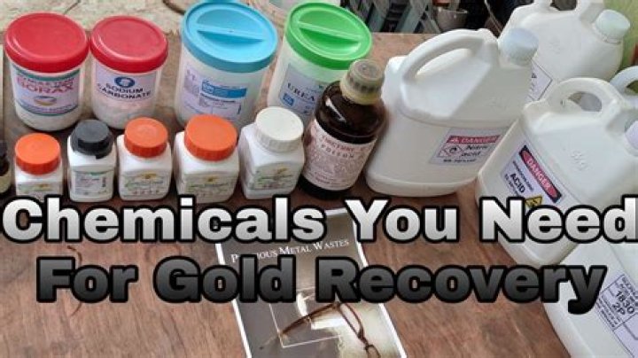 What chemicals are needed for gold recovery?