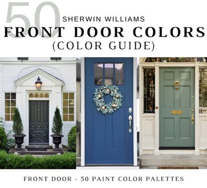 What color do you paint your front door if you paid off your mortgage?
