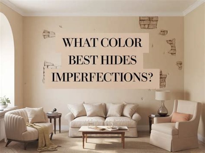 What color hides wall imperfections?
