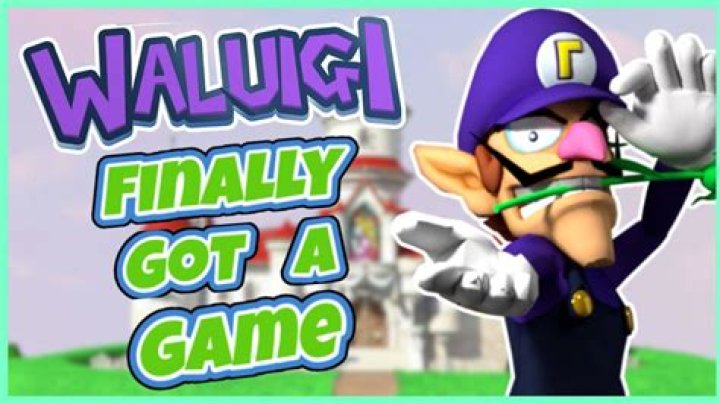 What color is Waluigi's nose?