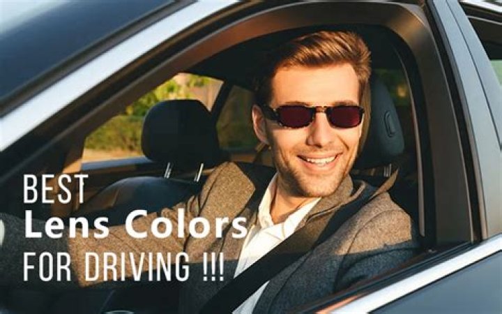 What color sunglass lens is best for driving?