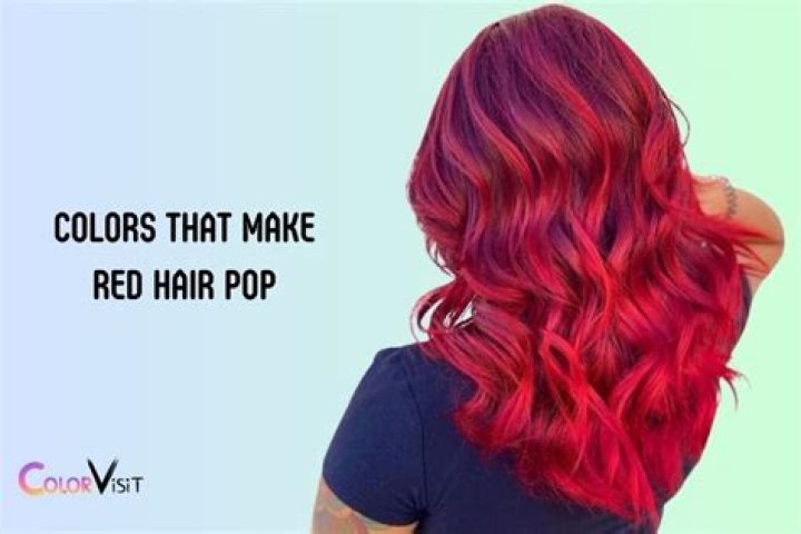 What colors make red hair pop?