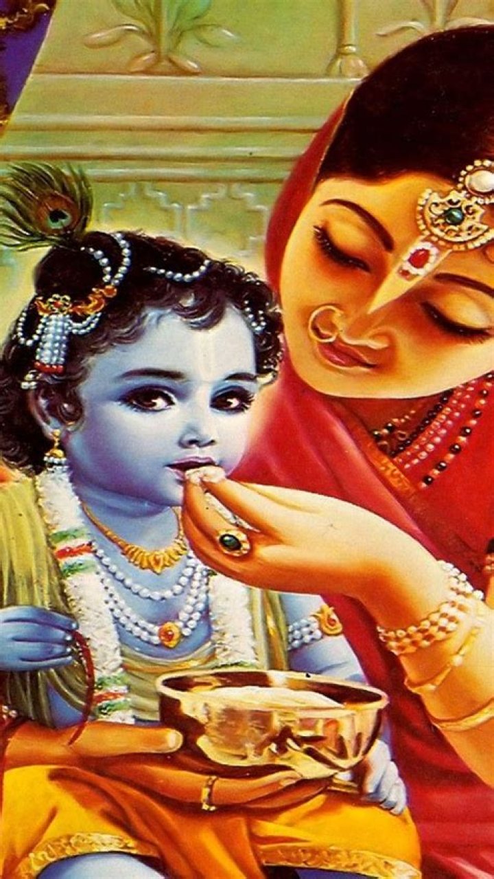 What did yashoda cook for Krishna?