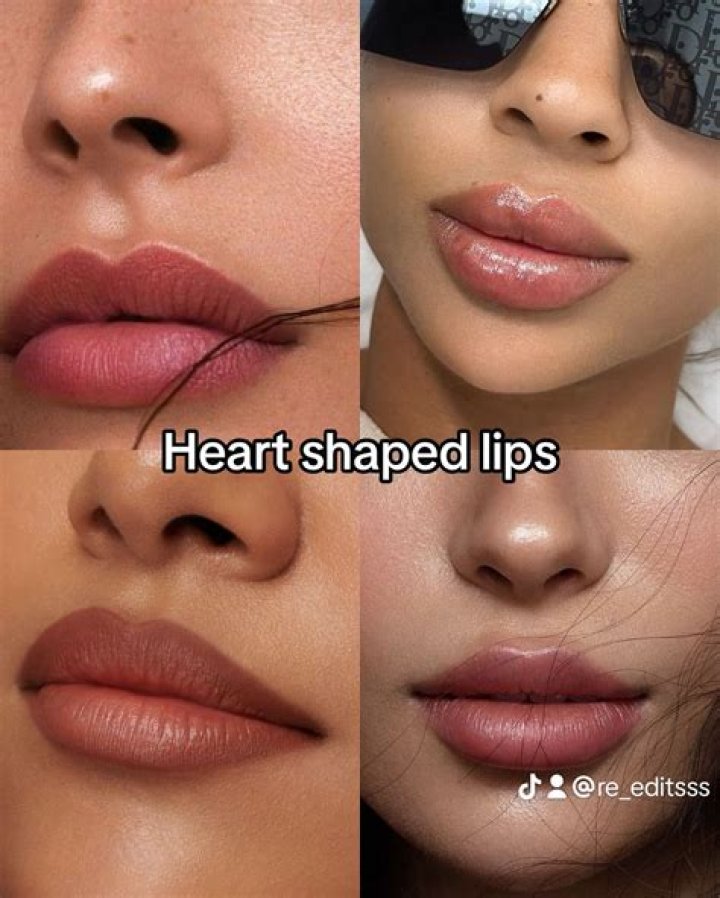 What do heart shaped lips mean?