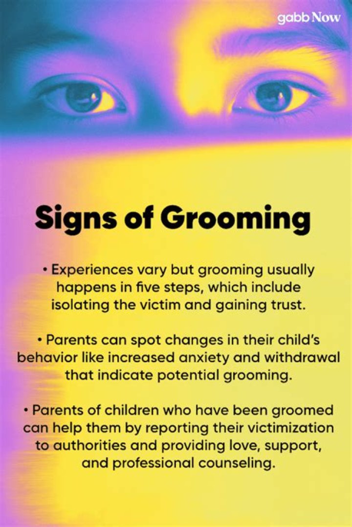 What do I do if I think my child is being groomed?