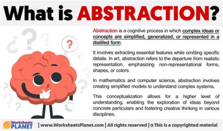 What do you mean by abstraction in C++?