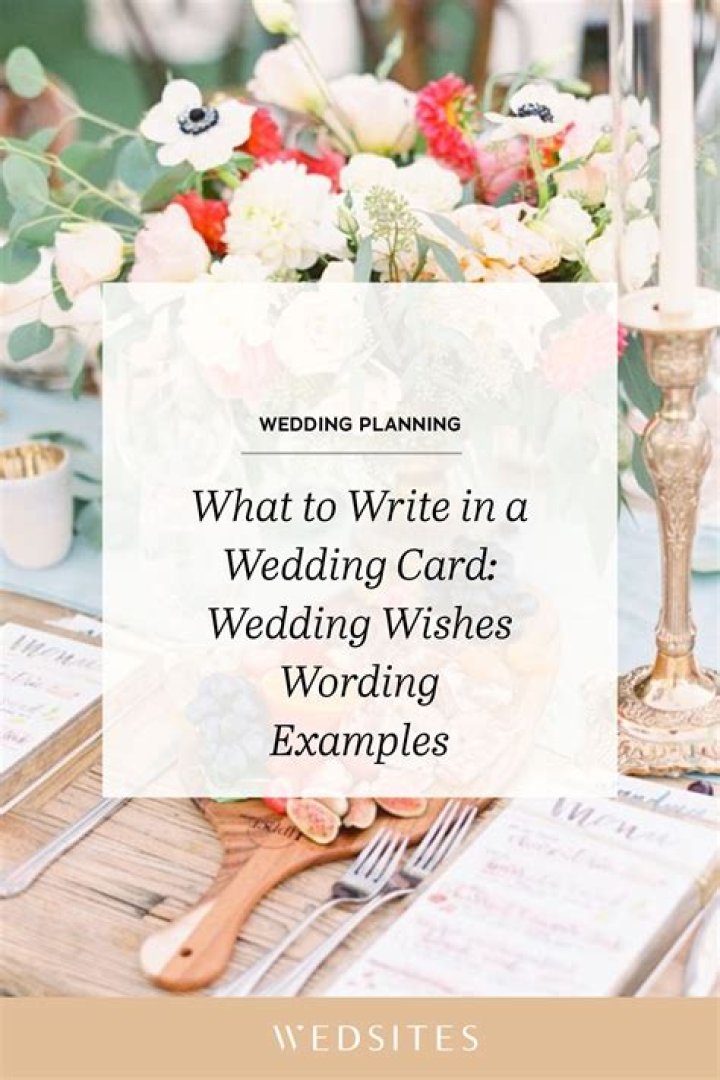 What do you write in a wedding card for money?